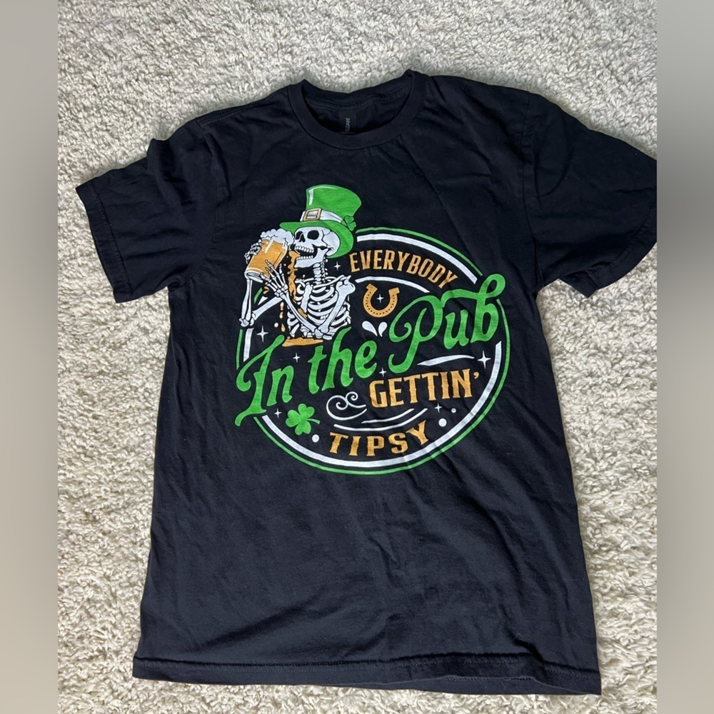 Unisex Size Small St. Patty’s Day Graphic Short Sleeve Tee